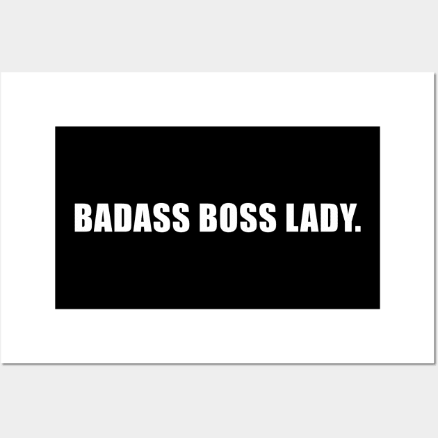 Boss Lady Cool Lady Boss Birthday Wall Art by magazin